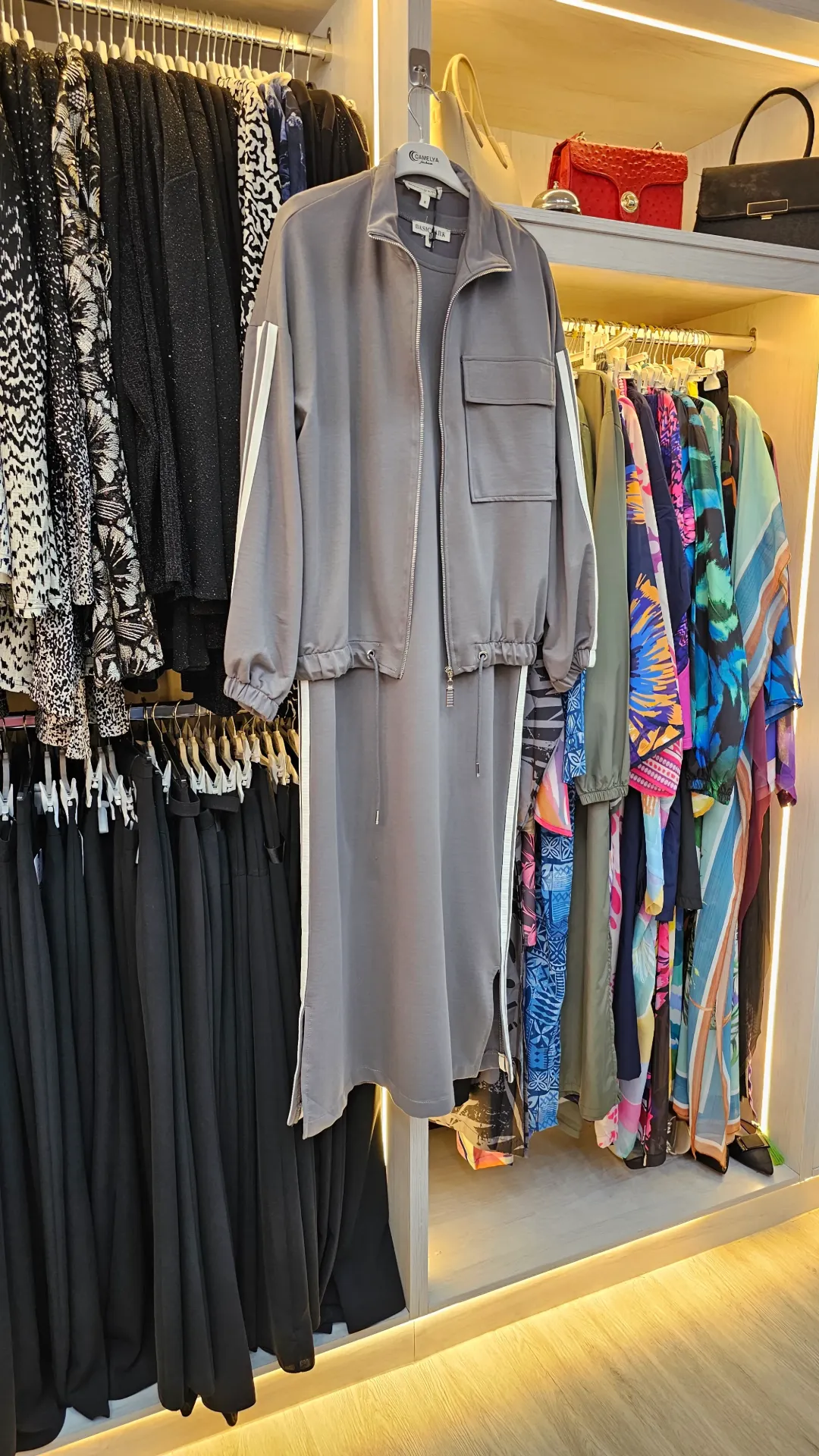 Two-piece cotton sports dress