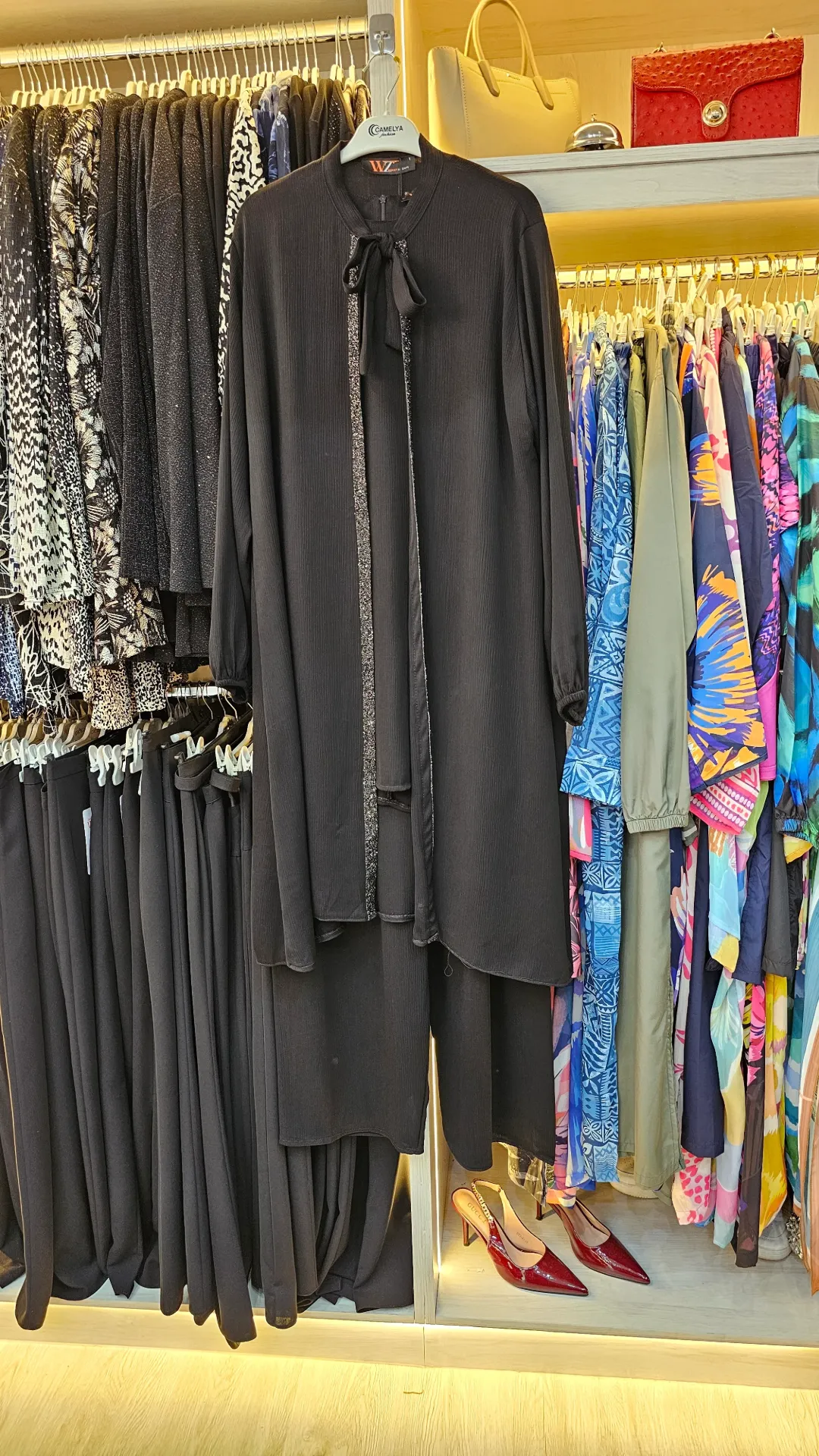 3-Piece Light Strass Set (BLACK, 1)