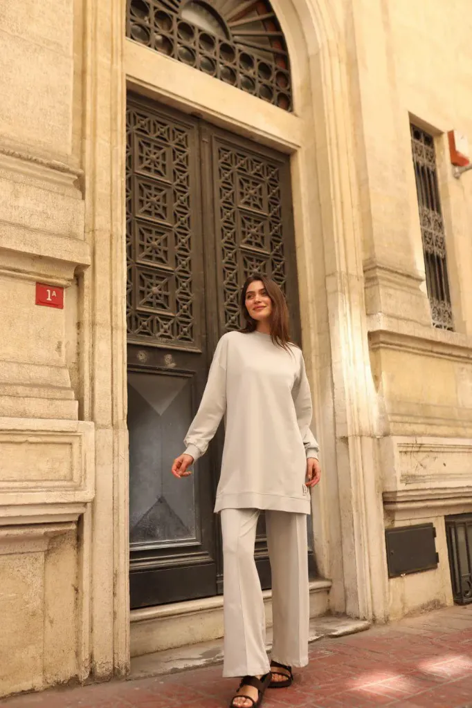 طقم قطن سادة