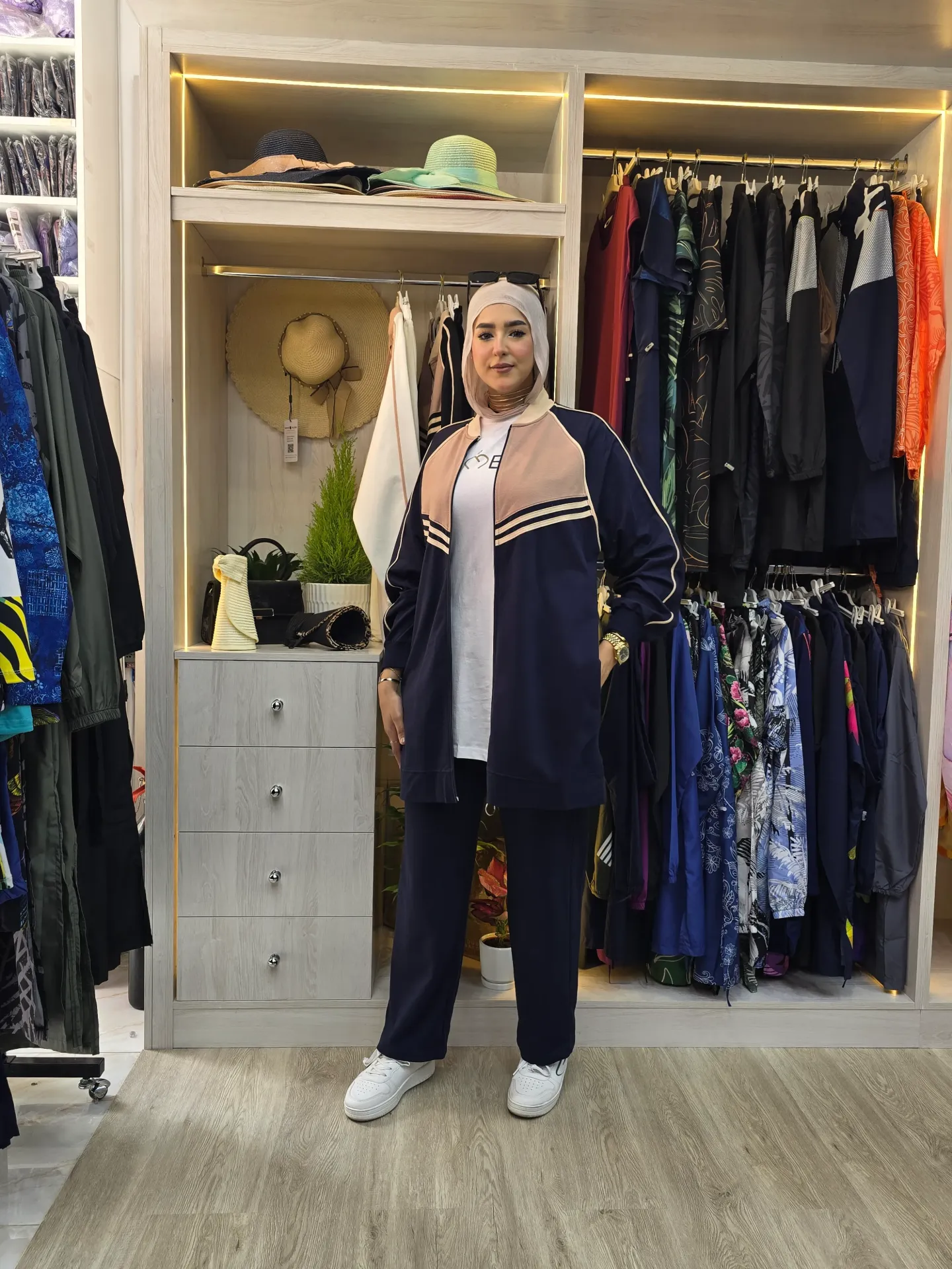 A practical 3-piece set for sports and outings