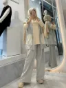 Cotton trio set in neutral colours