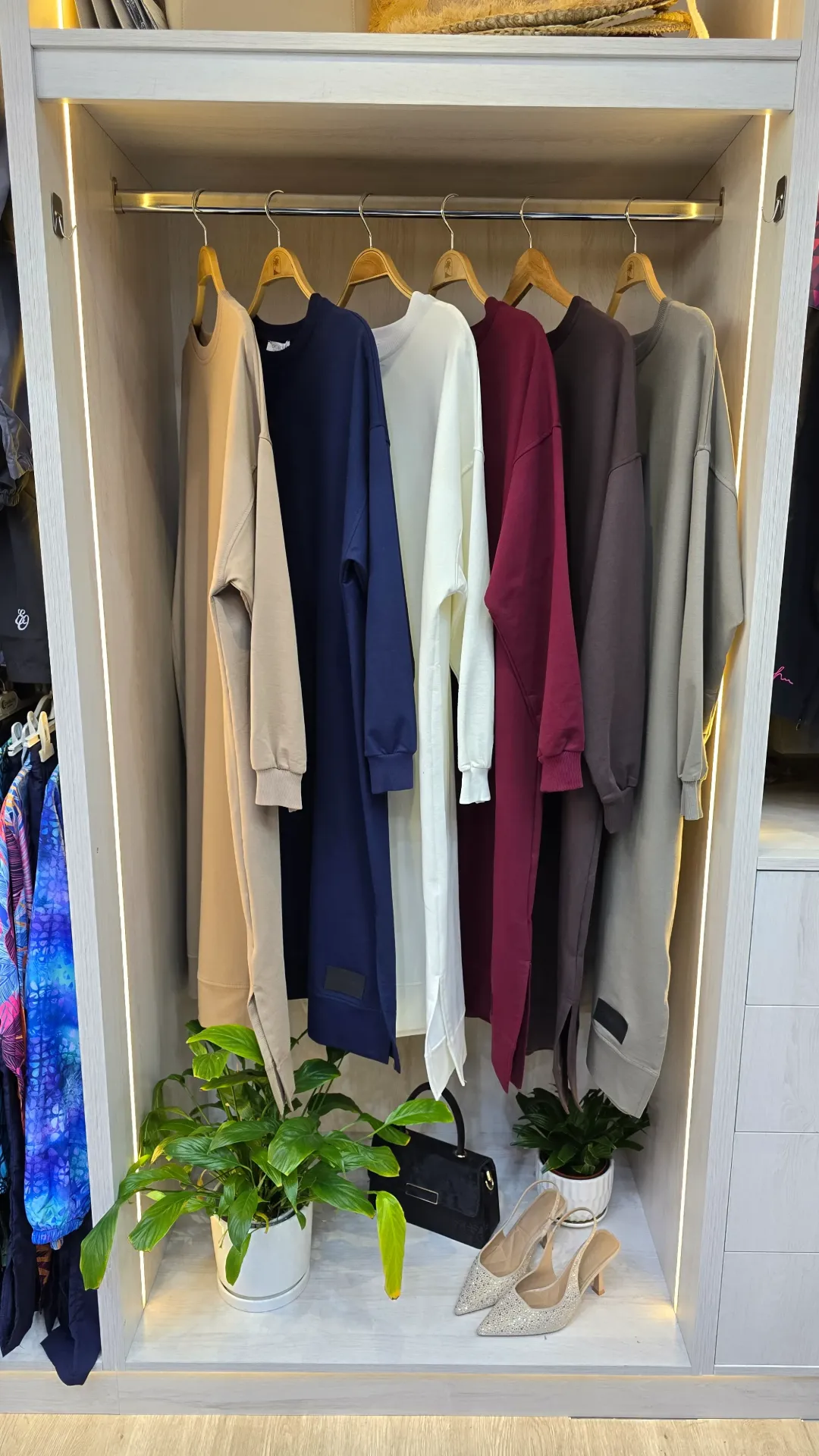 Long cotton blouse (GRAY, 1)