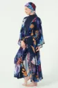 Burkini 6 pieces in deep navy blue