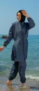 Plain burkini 4 pieces parachute