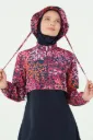 Burkini 5 pieces with a wide hood