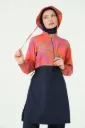 Burkini orange parachute 5 pieces