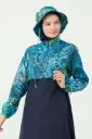 Burkini turquoise parachute 5 pieces