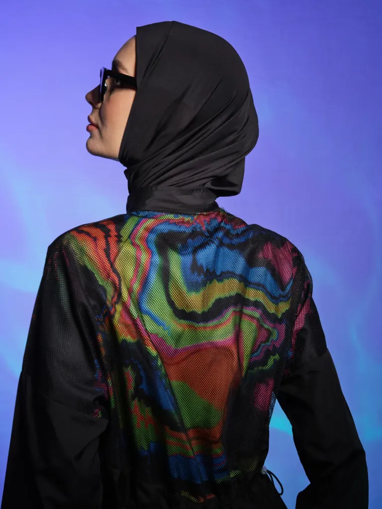 Kitchen Parachute Burkini with Mesh Back