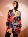 Parachute burkini with calm prints