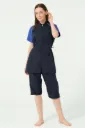 Burkini four pieces short with a bra