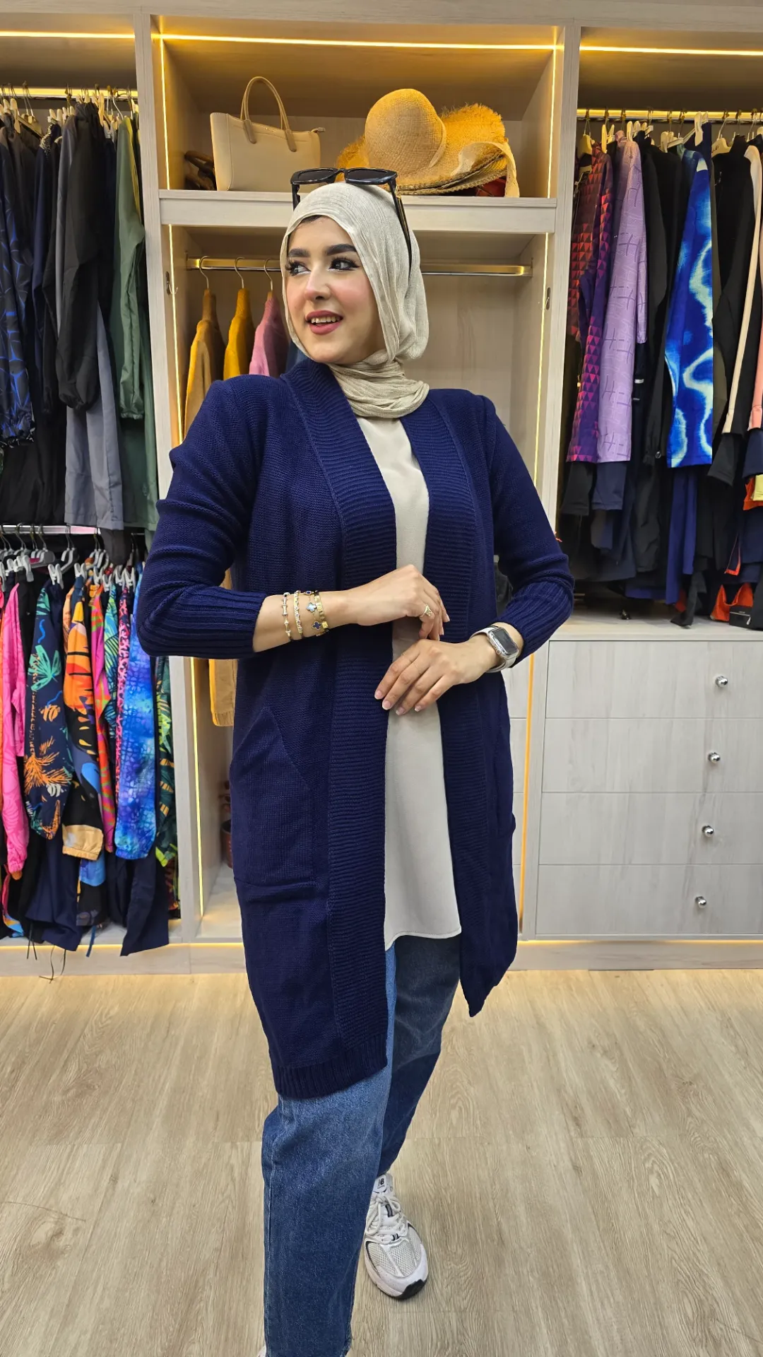 Practical wool blazer