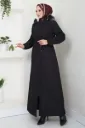 مانطو شتوي بسحاب وخصر قابل للتعديل