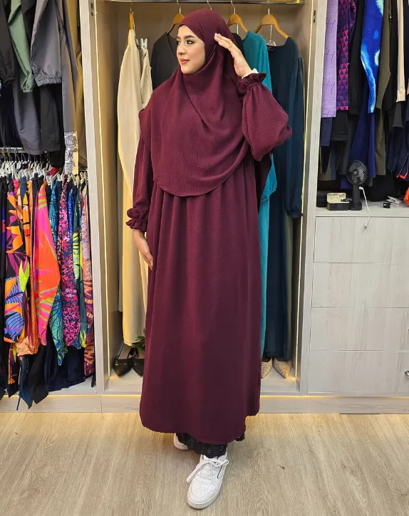 Two-piece casual prayer set (BLACK)