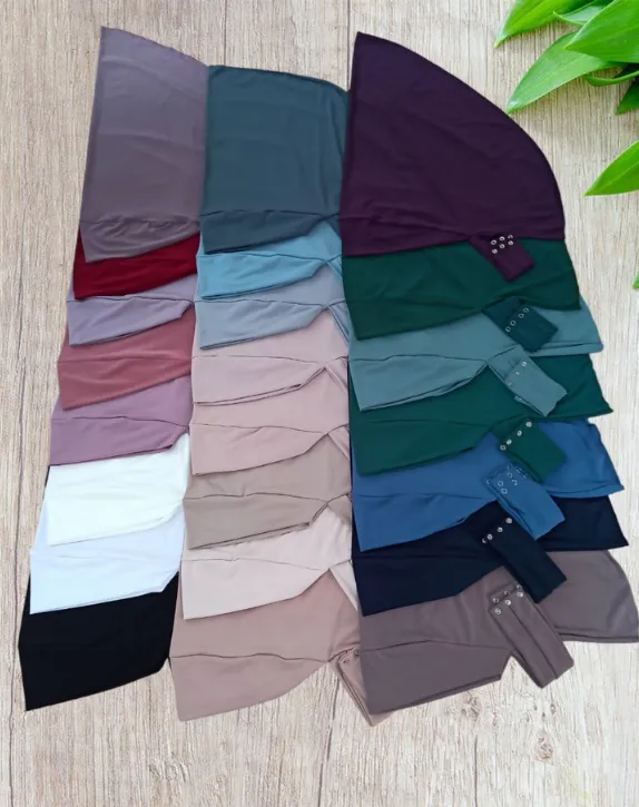 Instant Turkish hijab 12 colors (MAROON)
