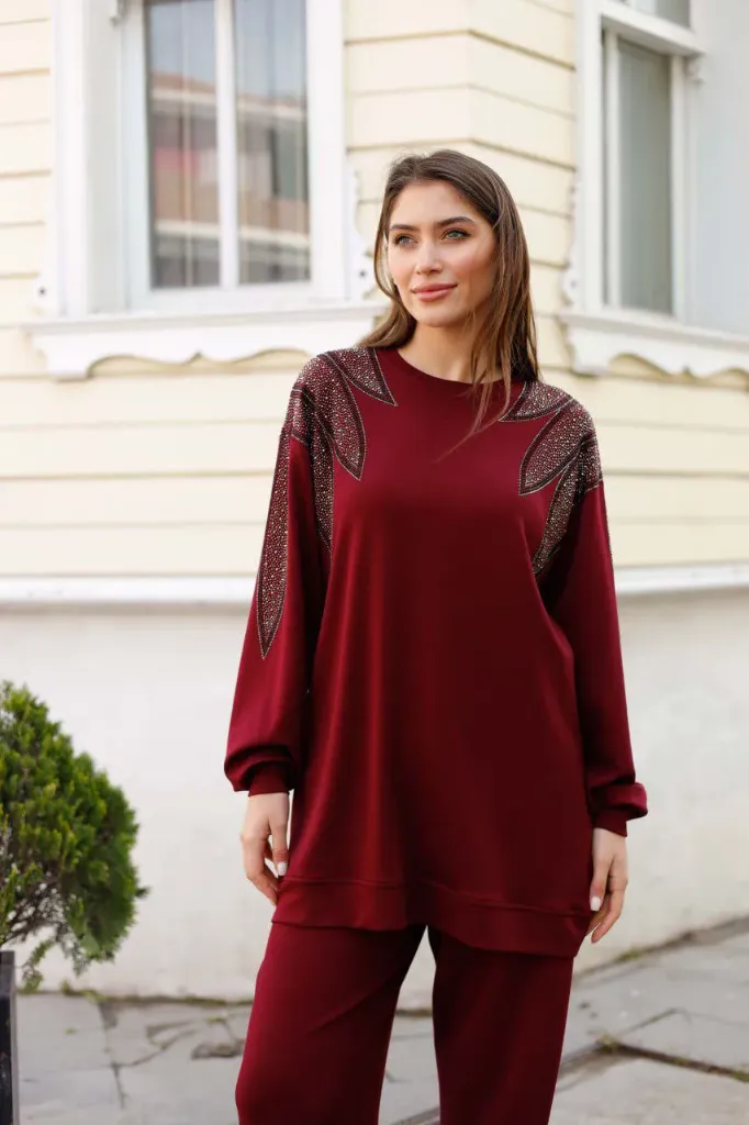 Osho Crystal Set (MAROON, 38)