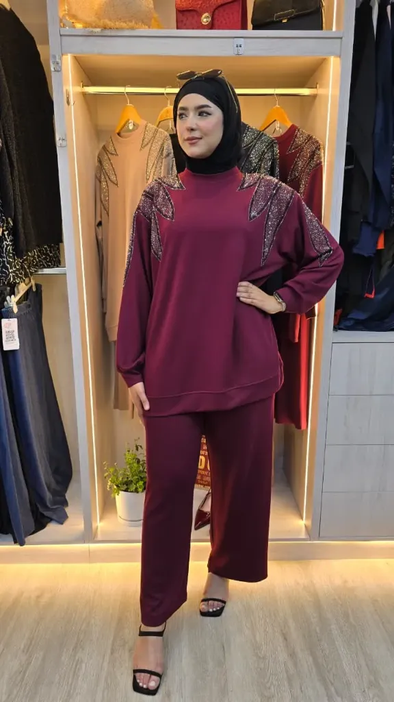 Osho Crystal Set (MAROON, 38)