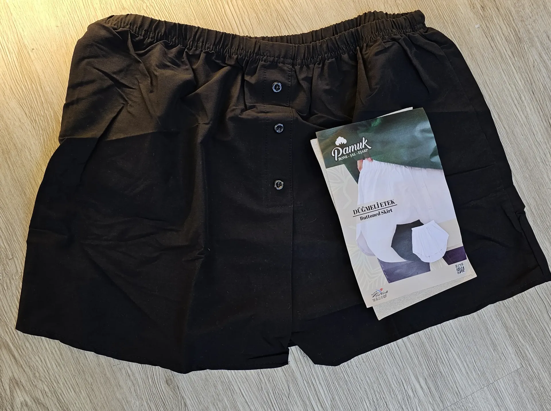 The smart "extension" skirt (BLACK, S)