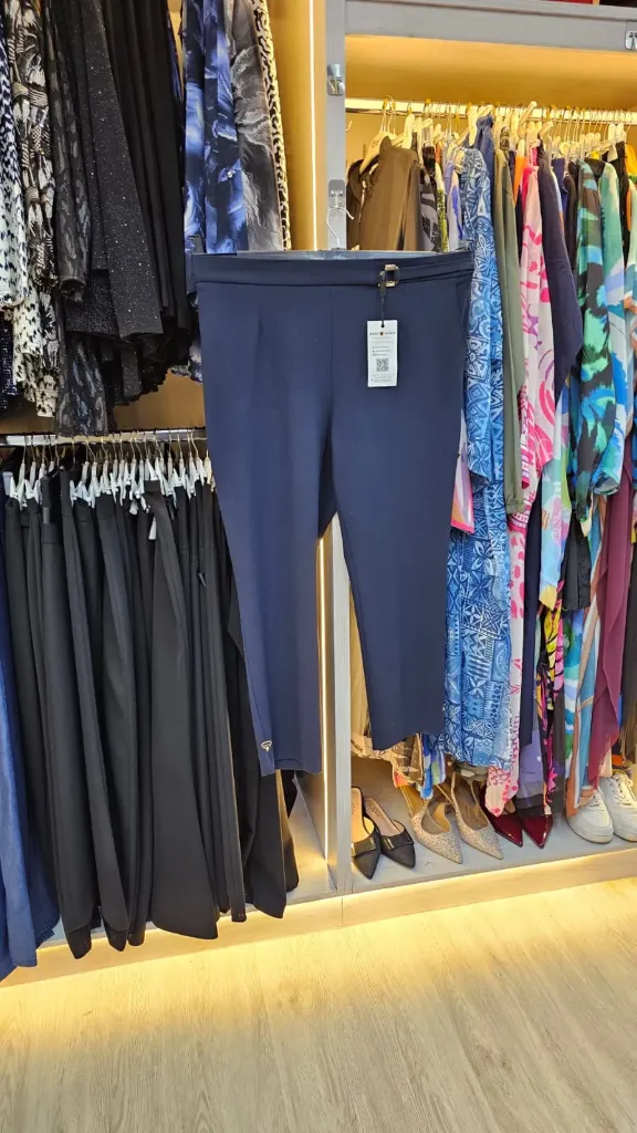 Navy Slim Fit Turkish Pants (BEIGE, 42)