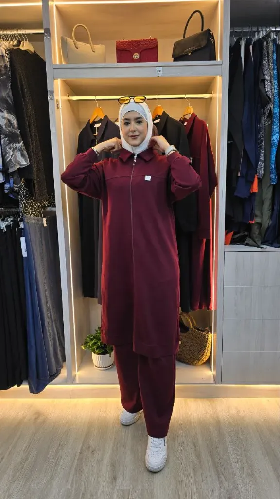 Long two-piece cotton set