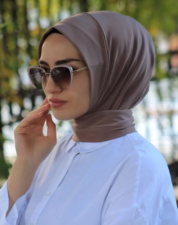 Instant Turkish hijab 12 colors (GRAY)