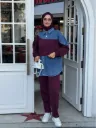 Two-piece set with layered design