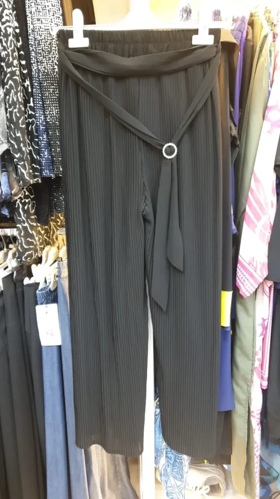 Royal chiffon pleated trousers (1)