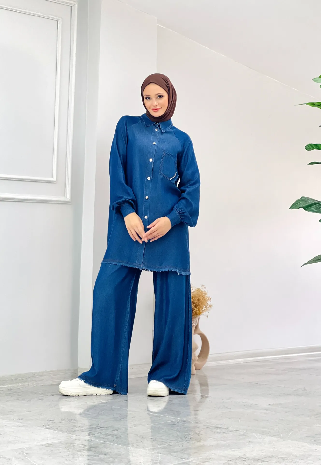 Tansal cotton set for tall women