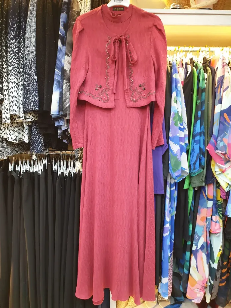 Royal embroidered soft dress (RED)