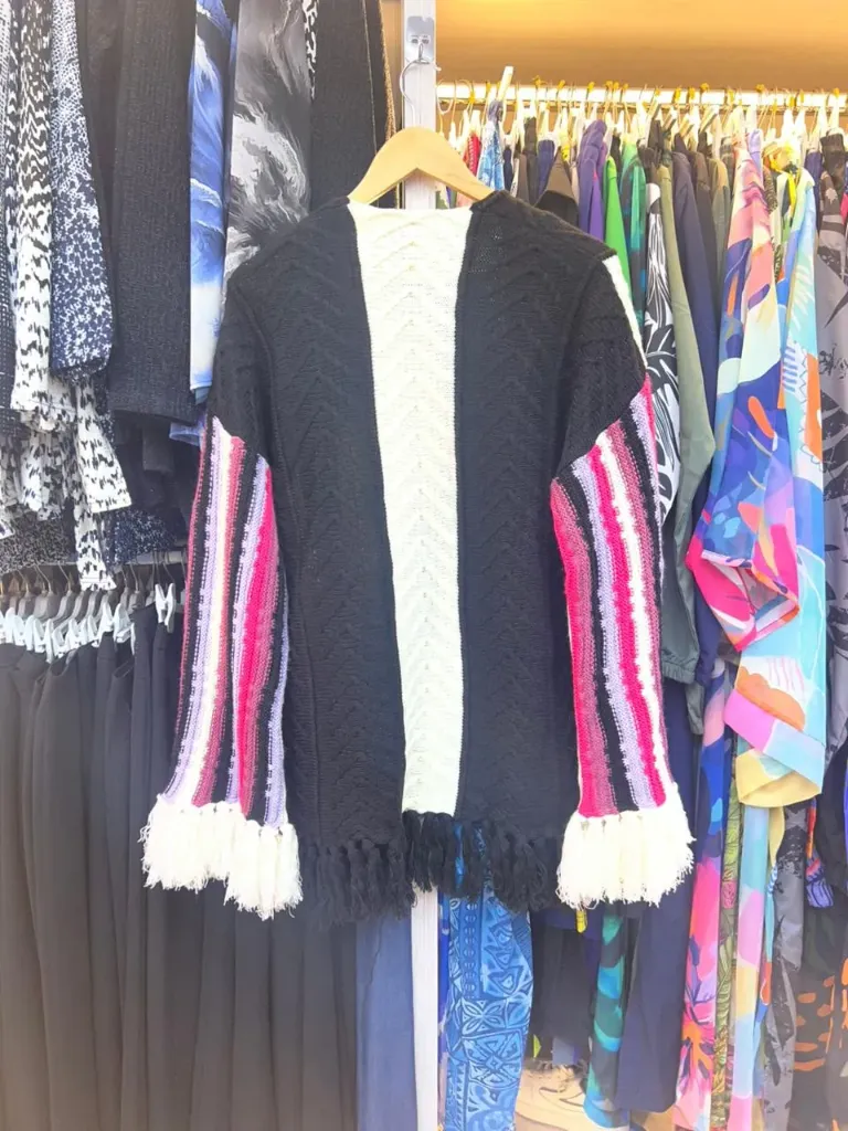 knitted jacket (BLACK)
