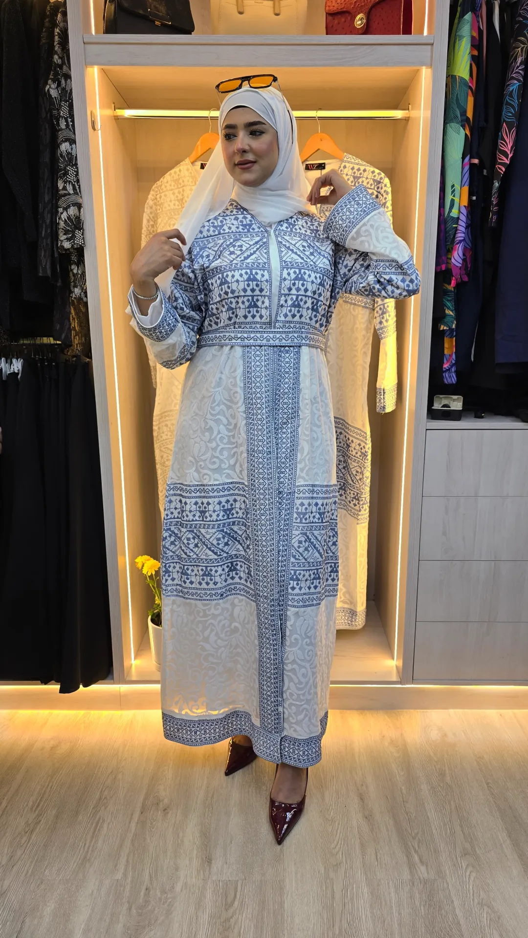 Luxurious two-piece Ramadan abaya set
