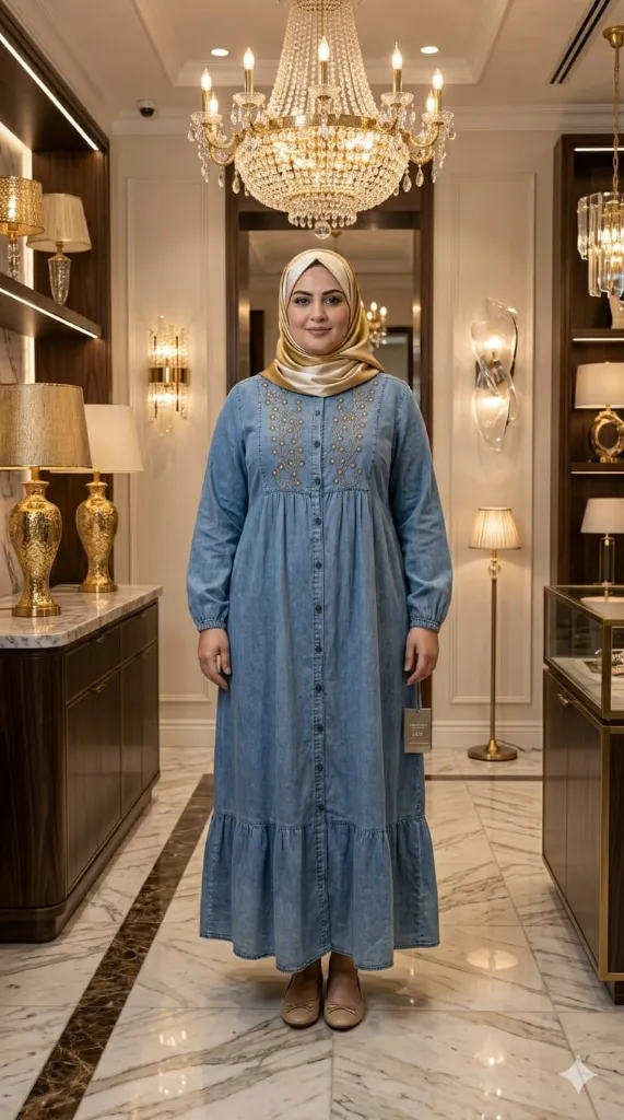 Tansal short denim dress