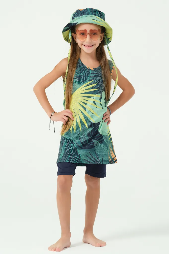 comfortable girls' burkini