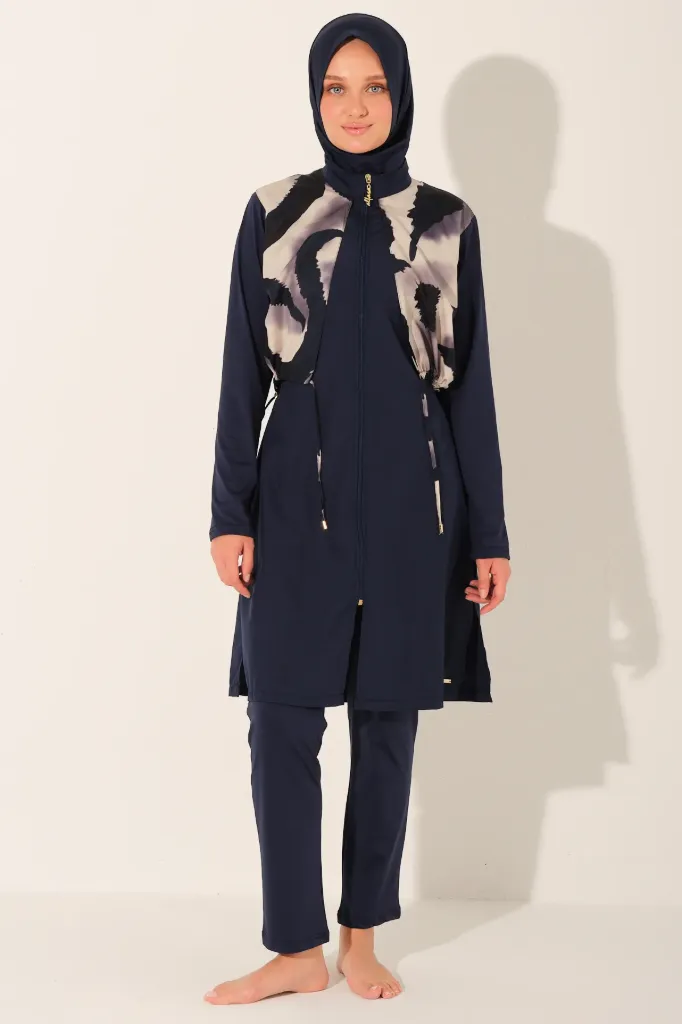 Long Parachute Stretch Swimsuit