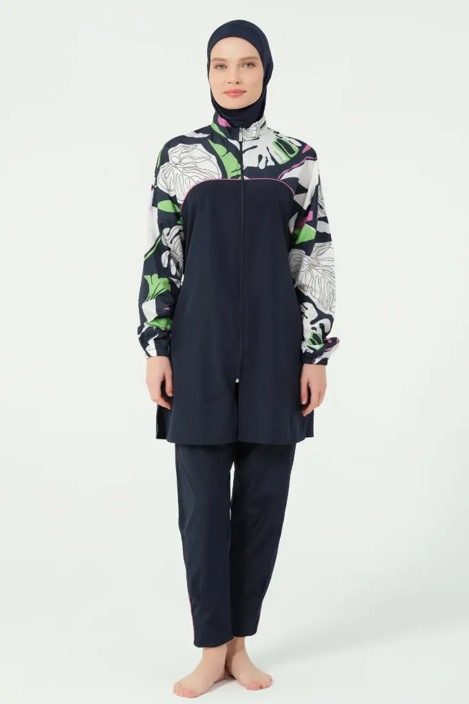 Parachute swimsuit for veiled women