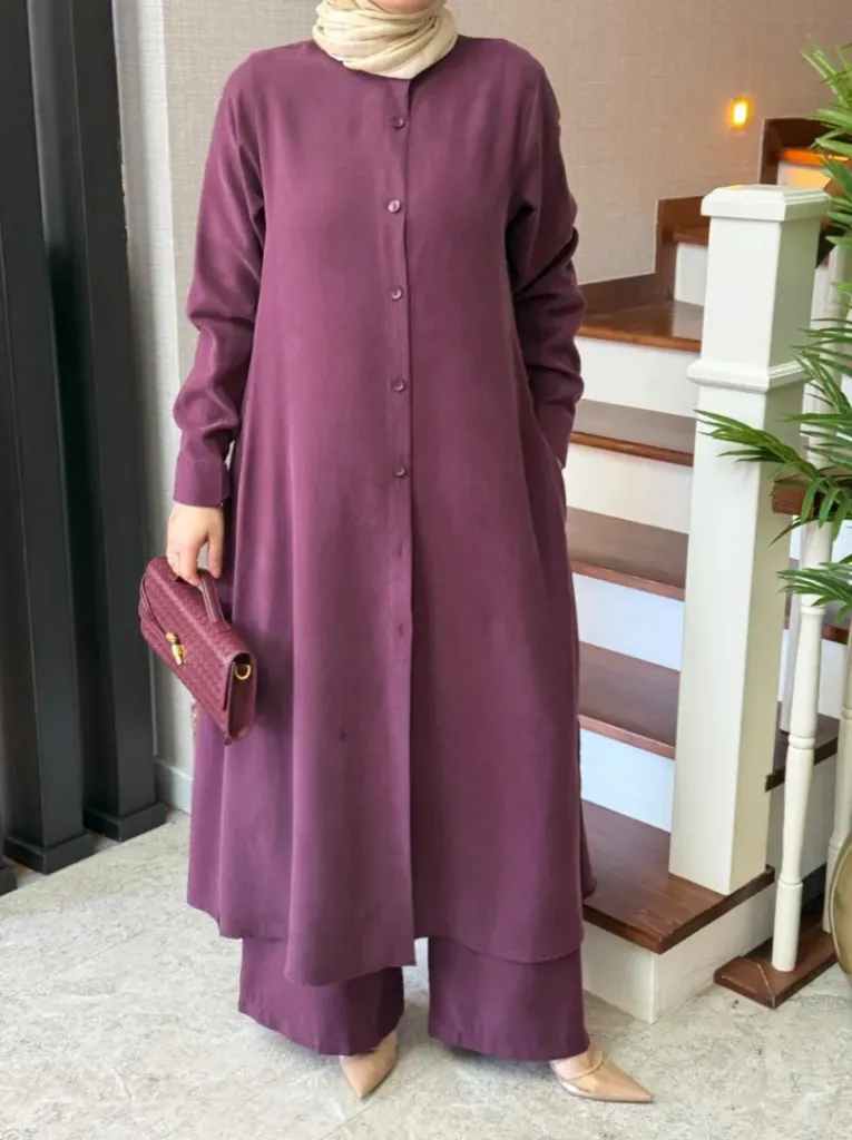 modest two-piece summer set