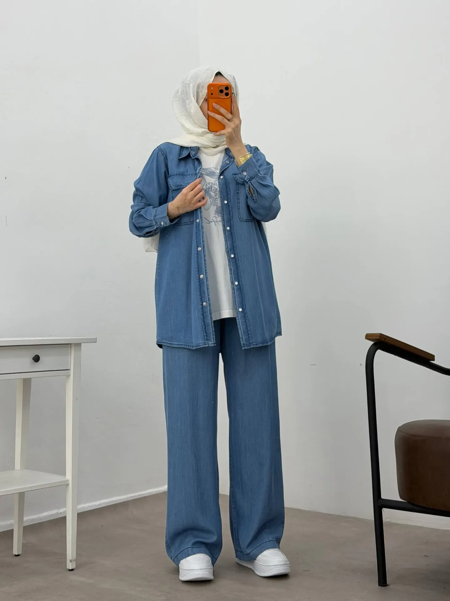 Tansal 3-piece denim set