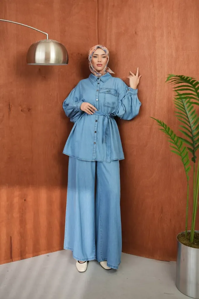 Tansal 2-piece denim set