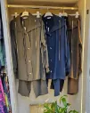 Comfortable two-piece set with gold buttons