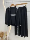 Two-piece cotton skirt set