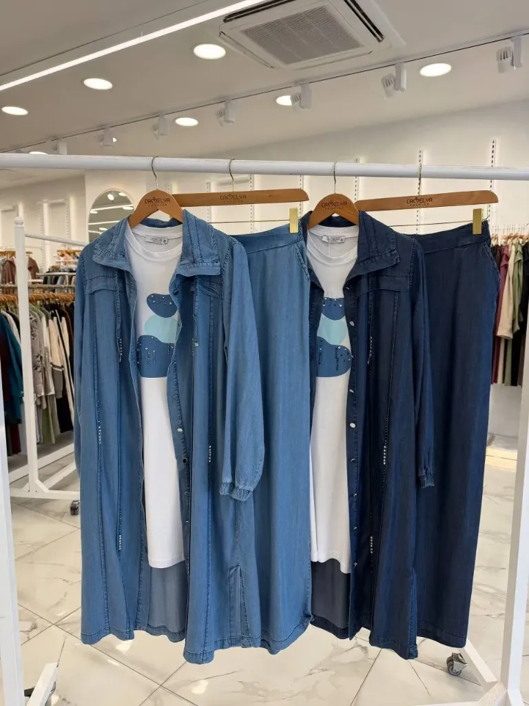 Luxury 3-piece denim set