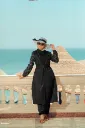Two-piece parachute burkini
