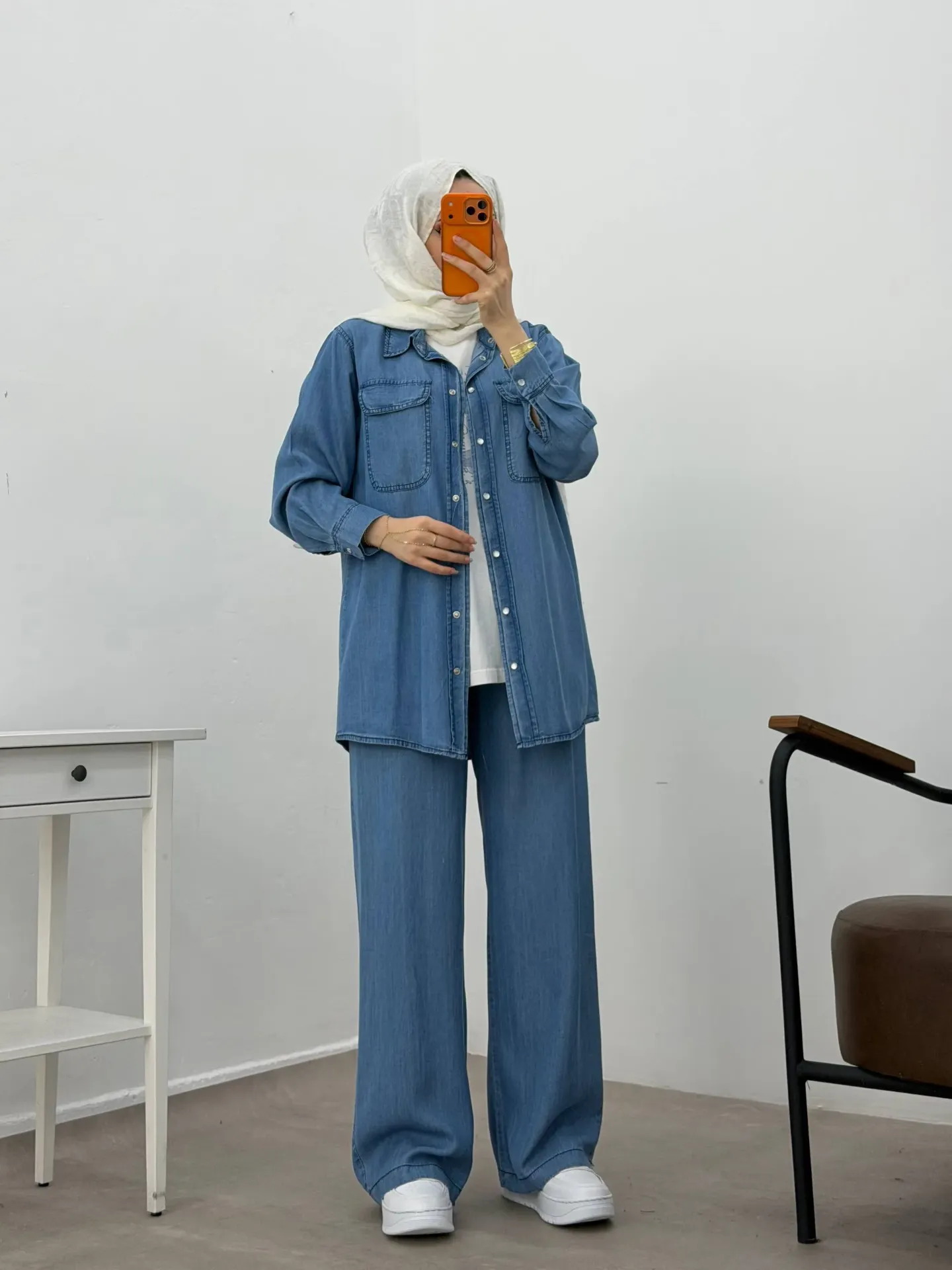 Tansal 3-piece denim set