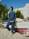 بوركيني براشوت مدرج ألوان 5قطع