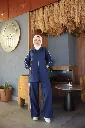 Double crepe two-piece tracksuit